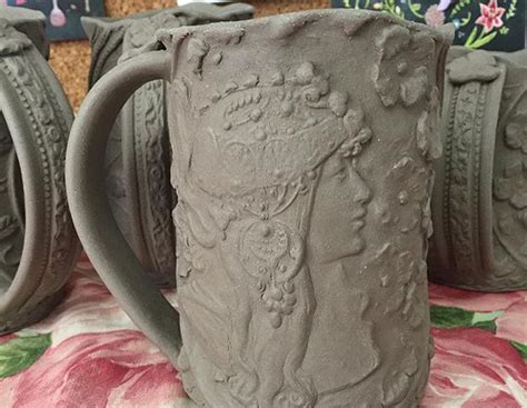 hand building pottery scene