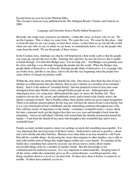 Lullaby By Leslie Marmon Silko Summary