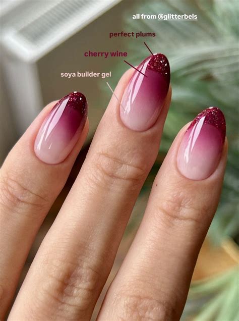 nail art maroon 1