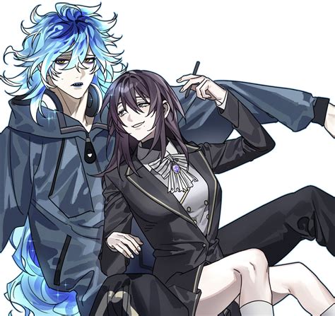 yuu and idia shroud (twisted wonderland) drawn by somsa040 | Danbooru