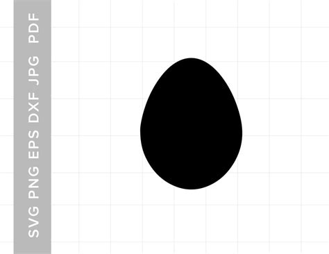 Egg Svg Chicken Egg Svg Egg Silhouette Egg Instant Download Includes ...