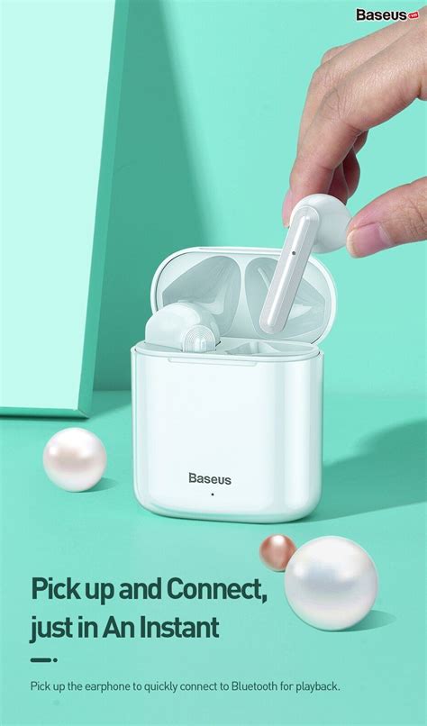 Tai nghe không dây cảm ứng Baseus Encok W09 True Wireless Earphone TWS