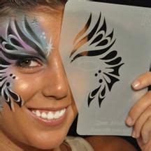 Additional Airbrush Face and Body Stencils | Face painting stencils ...