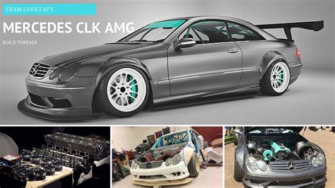 Team Lovetap's Mercedes CLK 3.6L AMG - YouTube
