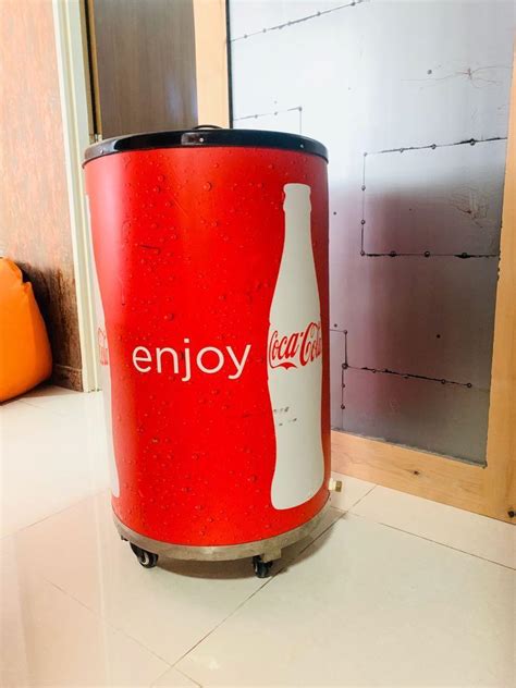 ORIGINAL COKE ICE COOLER BIN ON WHEELS, Food & Drinks, Alcoholic ...