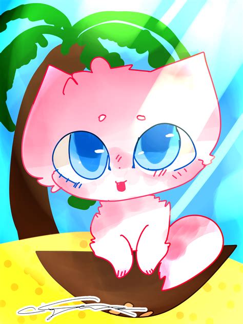 Coconut Kitty - ibisPaint