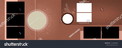 Wedding Album Template Photographer Stock Illustration 1776300854 ...