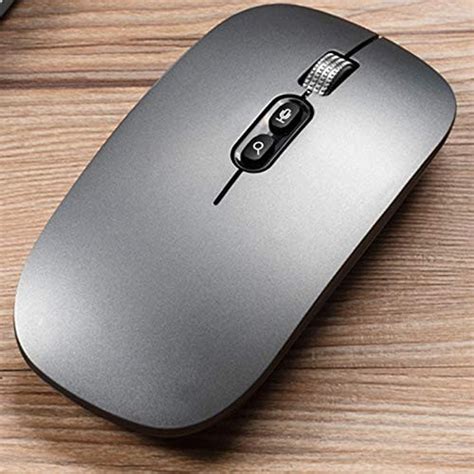 jual silent click mouse  rechargeable wireless mouse mute