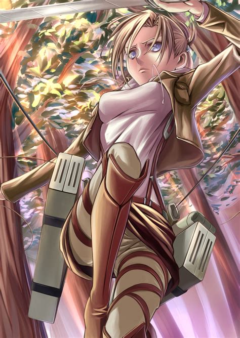 Annie Leonhardt - Attack on Titan - Mobile Wallpaper by Pixiv Id