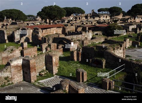 Italy. Ostia Antica. Ruins Stock Photo, Royalty Free Image: 63082353 ...