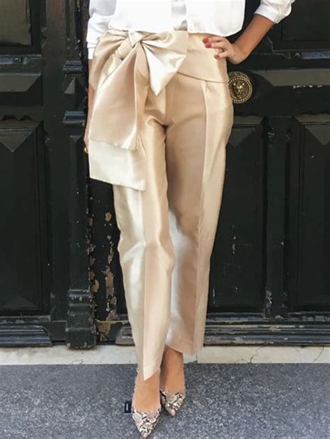 Urban Plain Regular Fit Fashion Pants | stylewe in 2024 | Fashion pants ...