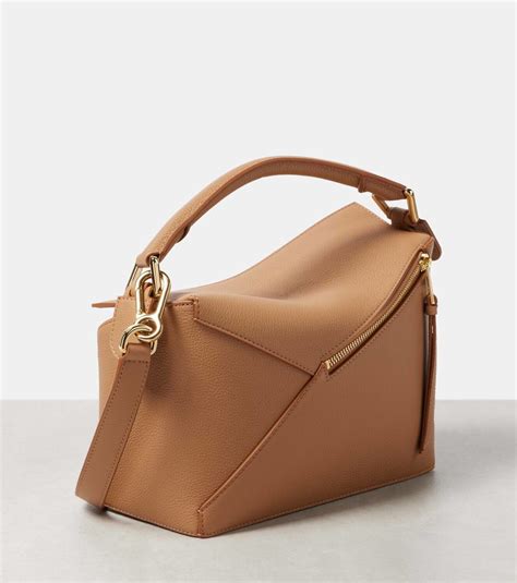 loewe puzzle edge small leather shoulder bag loewe