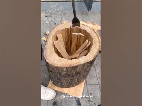 Изготовления колоды для пчёл🪓 - YouTube