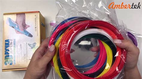 3D ручка 3DPEN-2 с набором пластика PLA и набором трафаретов для 3D ...
