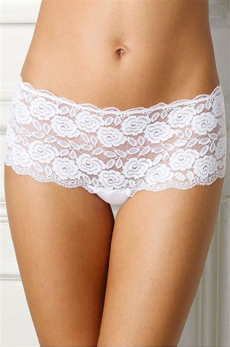 Женские трусы-шортики Innamore 6664027 белый купить оптом в HappyWear.ru
