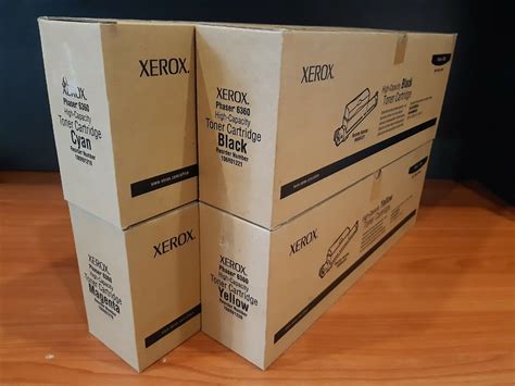 4 Genuine Xerox 106R01218 106R01219 106R01220 106R01221 BCMY - For ...