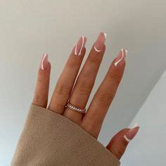 pin  aysanmis  nail ideas gel nails pink acrylic nails elegant