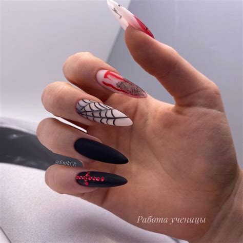Пин от пользователя Nicole на доске Halloween | Модные ногти ...