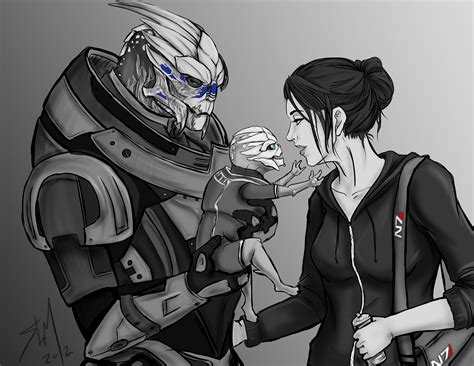 [Imágenes] Fan Art - Shepard y Garrus Mass Effect 4, Mass Effect