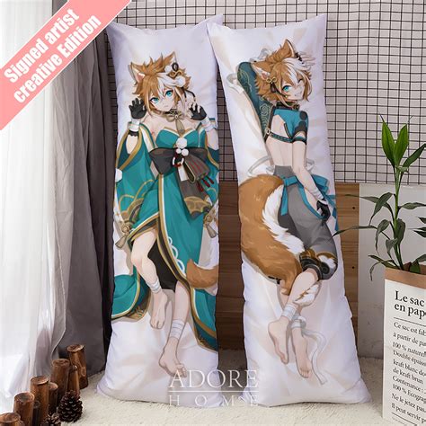 Genshin Impact-gorou/hina-dakimakura Anime Hugging Body Pillow - Etsy