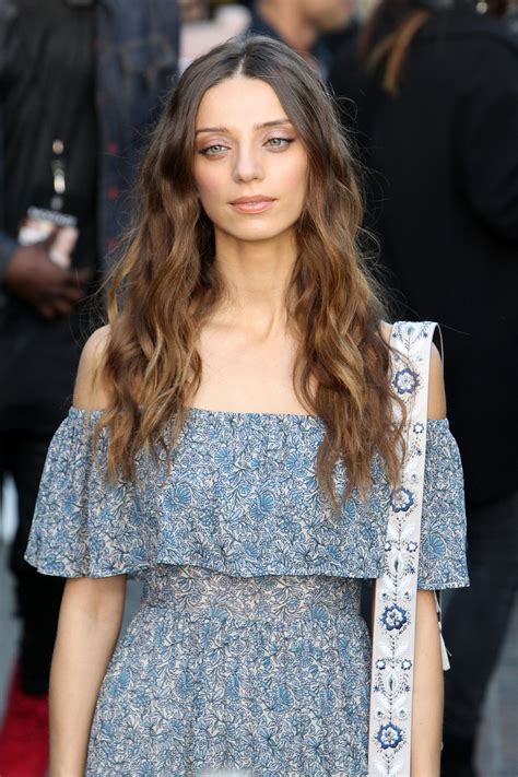 ANGELA SARAFYAN at Rebecca Minkoff Fashion Show in Los Angeles 02/04 ...