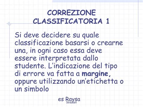 PPT - La correzione degli errori PowerPoint Presentation, free download