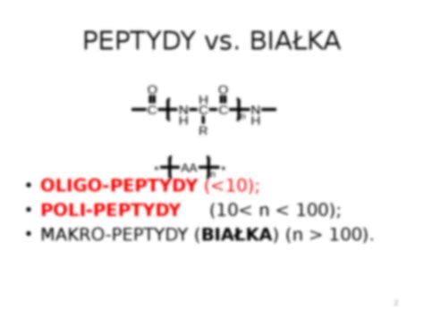 Bio-peptydy - omówienie - Notatek.pl