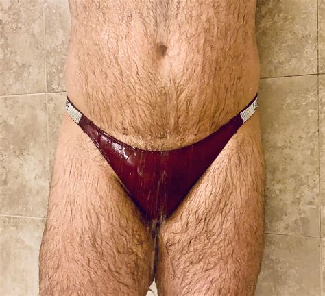 What’s better than a shiny thong? A soaking wet shiny thong. | Scrolller