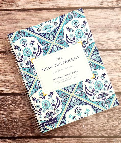 spiral bound bible kjv mosaic   today shop