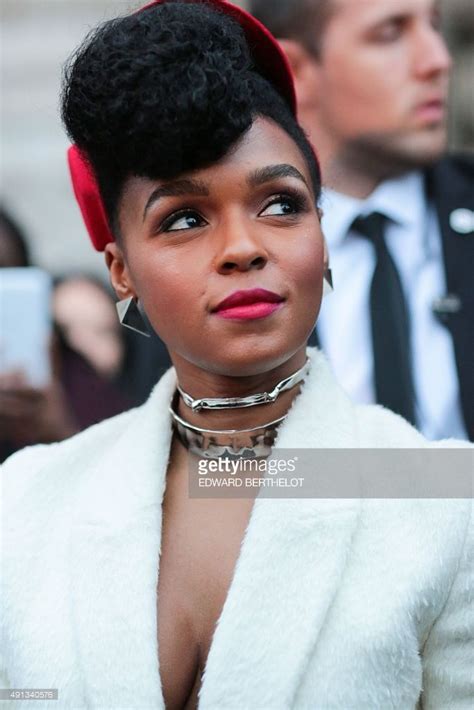 Janelle Monae wearing a Kristina Dragomir hat, an Akris outfit and ...