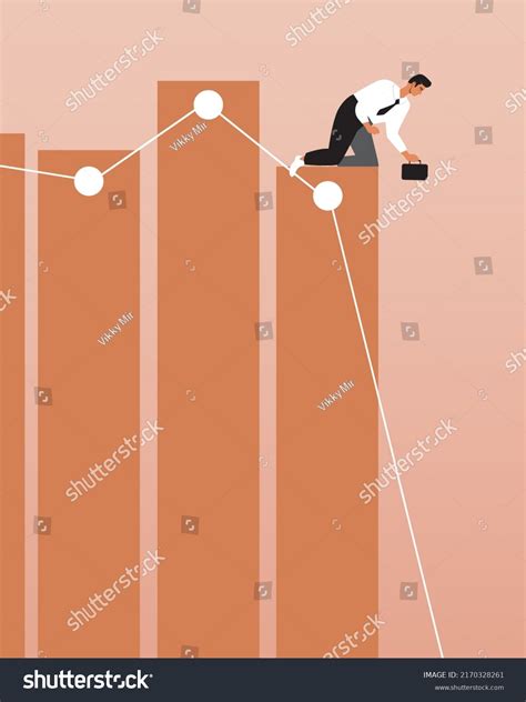Persona On Stock Market Exchange Flat Stock Vector (Royalty Free
