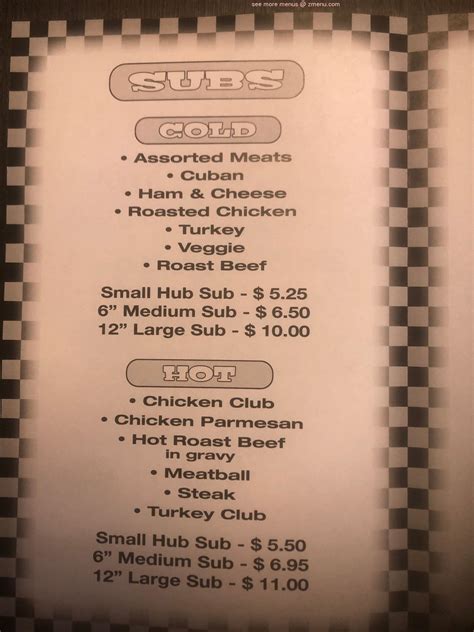 Online Menu of Cheryl's Deli and Subs Restaurant, Niagara Falls