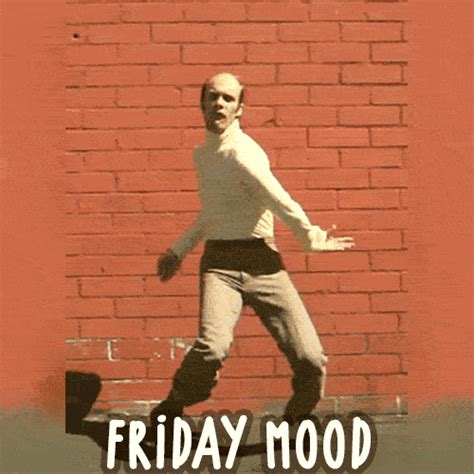 hilarious friday mood gif   man dancing funimada