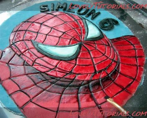 Spider-Man applique on the cake DIY | Как украшать торт, Торт человек ...