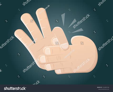 Magic Finger Trick Clipart Stock Vector (Royalty Free) 1016835160 ...