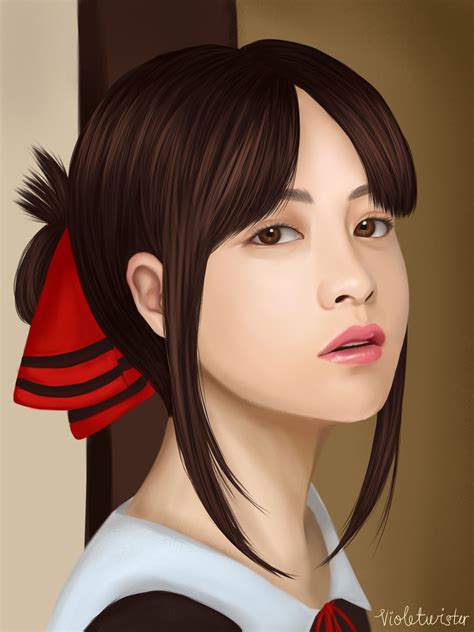 Kanna Hashimoto as Shinomiya Kaguya - Commission by Violetwister on ...