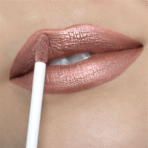 Couture | Frosted Pale Gold Nude Liquid Lipstick | Runway Rogue
