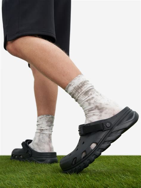 Сабо мужские Crocs Duet Max II черный цвет — купить за 30990 тг в ...