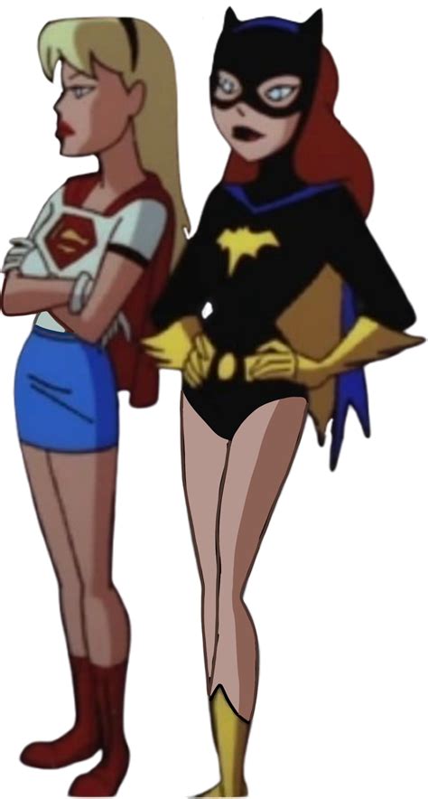 Batgirl and Supergirl (DCAU) BFFs vector 5 by MrToonlover83 on DeviantArt