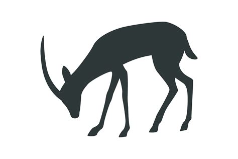 Black Silhouette of Wild Savannah Animal Graphic by pch.vector