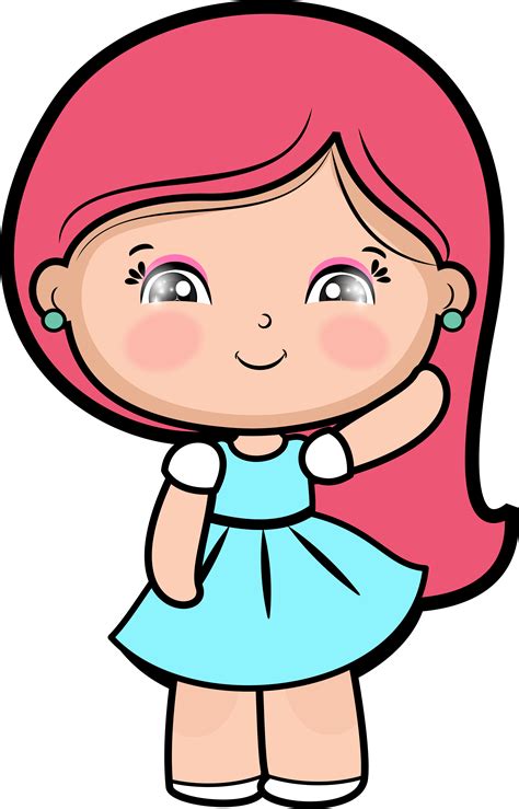 Cliparts from Anna : Girl. Девочка. PNG.