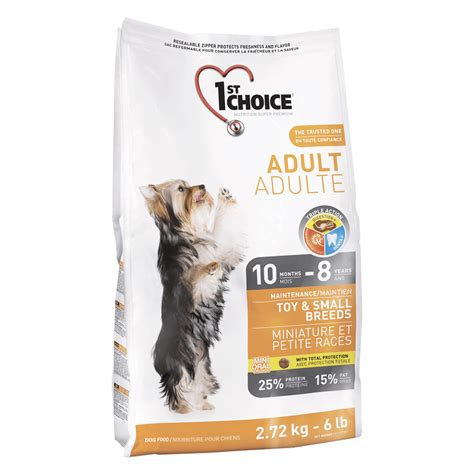Корм для собак 1st Choice Adult Toy and Small Breeds, 2,72 г купить в ...
