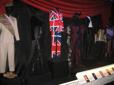 A glimpse at the stage costumes displayed at the V&A