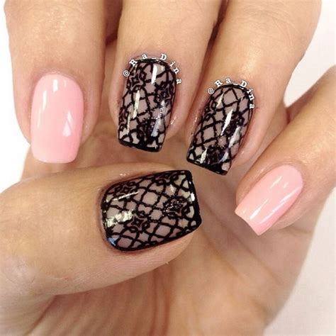 60 Lace Nail Art Designs & Tutorials For You To Get The Fashionable Look 2022