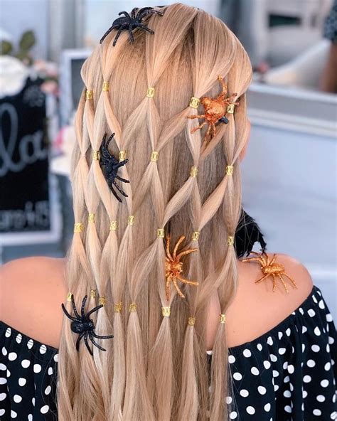 These halloween hairstyles use everyday items in a shocking way 16