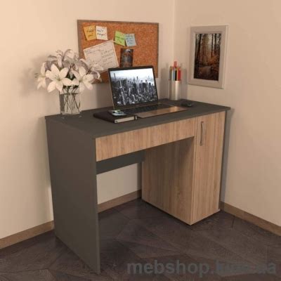 Купить Компьютерный стол "Минивайт 3" Ника - цена (2799 грн.) | MebShop
