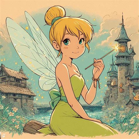 Tinker Bell in an Older Style by BrolysShadow on DeviantArt