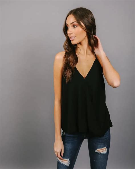 Blusa Das Senhoras das mulheres Com Decote Em V Sem Mangas Graça Vinho