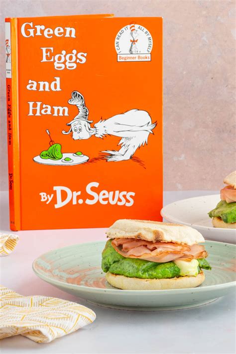 Green Eggs and Ham Breakfast Sandwiches - The Reader's Kitchen