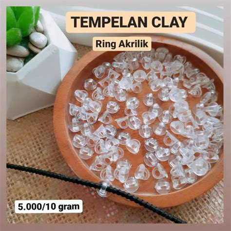 jual tempelan clay akrilik shopee indonesia